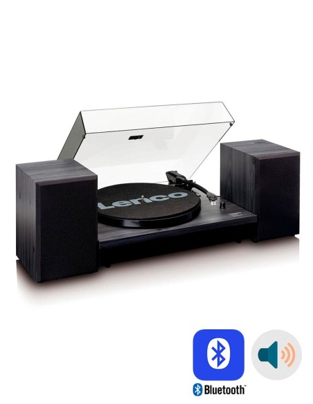 Проигрыватель виниловых пластинок с внешней акустикой Lenco LS-300 Черное дерево