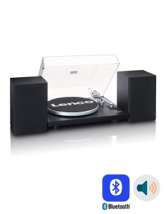 Проигрыватель виниловых дисков с внешней акустикой Lenco LS-500 Black Wood