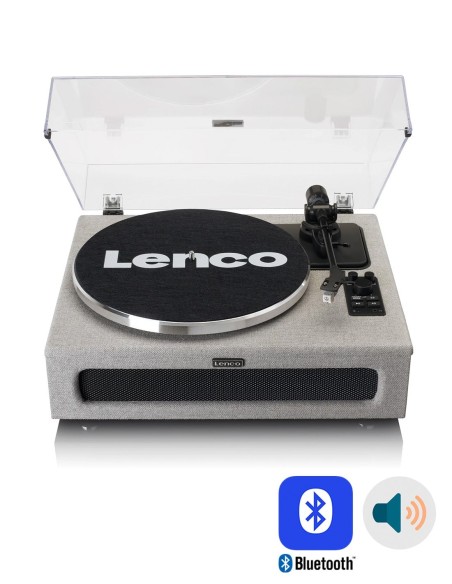 Проигрыватель виниловых пластинок с встроенной акустикой Lenco LS-440 Серый