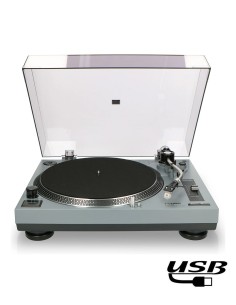 Проигрыватель виниловых дисков с USB Lenco L-3808 Matt Grey 2