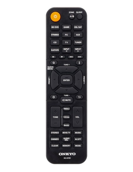 Пульт дистанционного управления аудио-видео ресивером Onkyo TX-SR494DAB