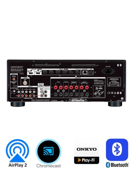 Ресивер аудио-видео Onkyo TX-NR6100 Black Rear