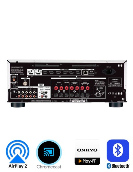 Ресивер аудио-видео Onkyo TX-NR6100 Silver Rear