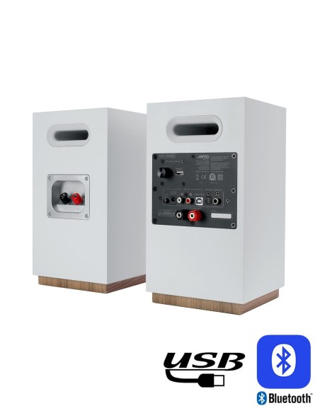 Активная полочная акустика Jamo S 801 PM White сзади