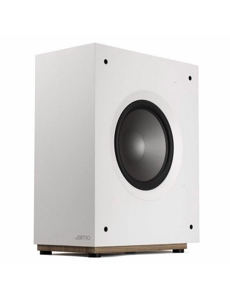 Активный сабвуфер Jamo S 810 SUB White сбоку