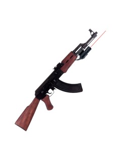 Макет автомата АК-47 с лазерным целеуказателем