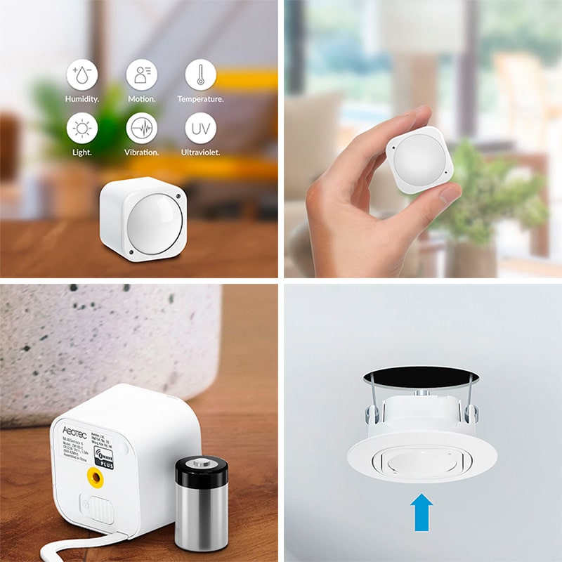 Мультифункциональный смарт датчик 6 в 1 Aeotec ZW100 MultiSensor 6