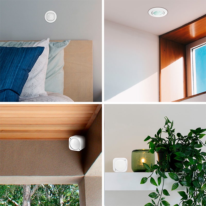 Варианты установки датчика Aeotec ZW100 MultiSensor 6