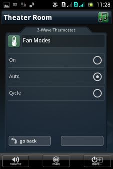 Выбор режимов вентилятора термостата CH-202 Выбор режимов вентилятора термостата CH-202