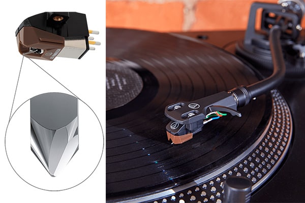 Картридж AT-VM95SH в сборке с хедшеллом AT-HS6BK