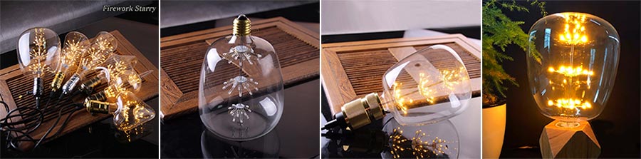 Диммируемая LED лампа G145 Firework Starry E27 3W 2200K