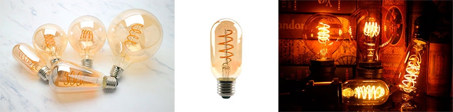 Диммируемая LED filament лампа T45 Vintage E27 4W 2200K