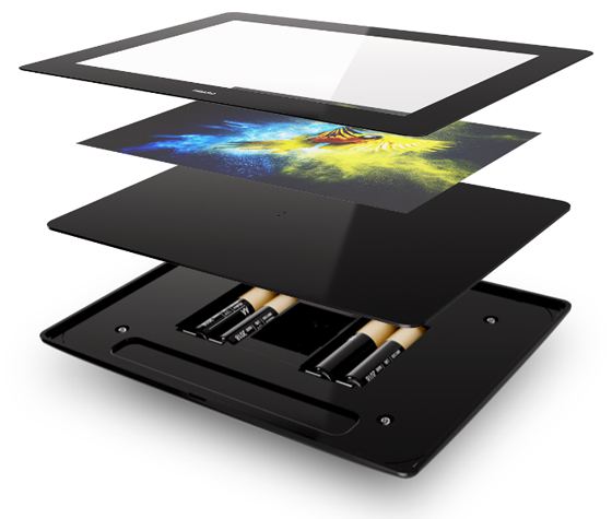 Конструкция панели Fibaro Swipe FGGC-001