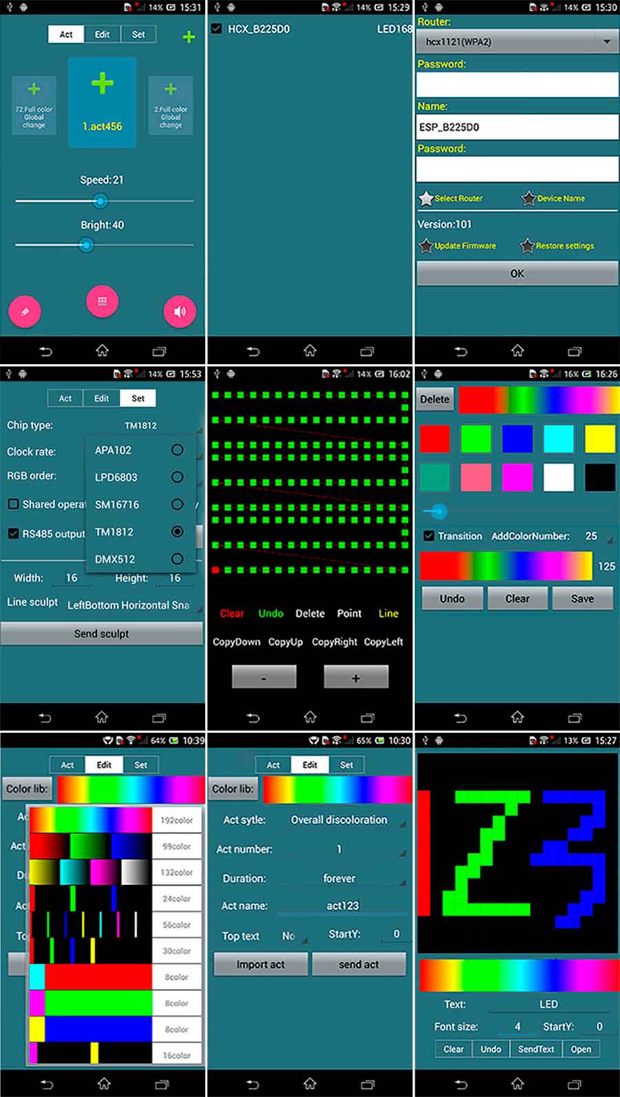 Приложение H803WF SPI контроллера H803WiFi