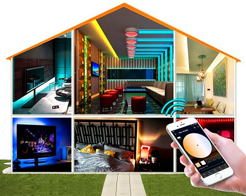 WiFi контроллер Single Color LED лент с управлением со смартфона