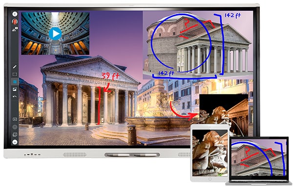 SMART Board® MX275-V2-C подключайте любую среду обучения